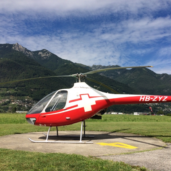 Trial flight with Guimbal Cabri G2